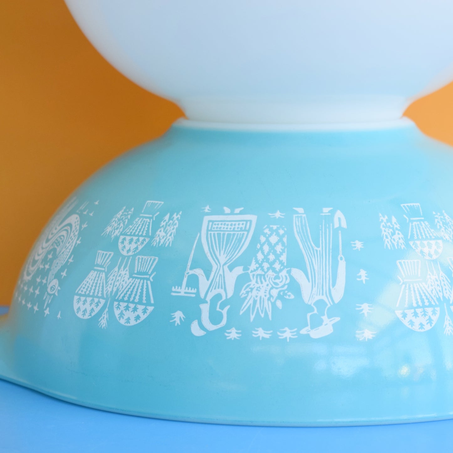 Vintage 1950s Pyrex Glass Bowls - Butterprint