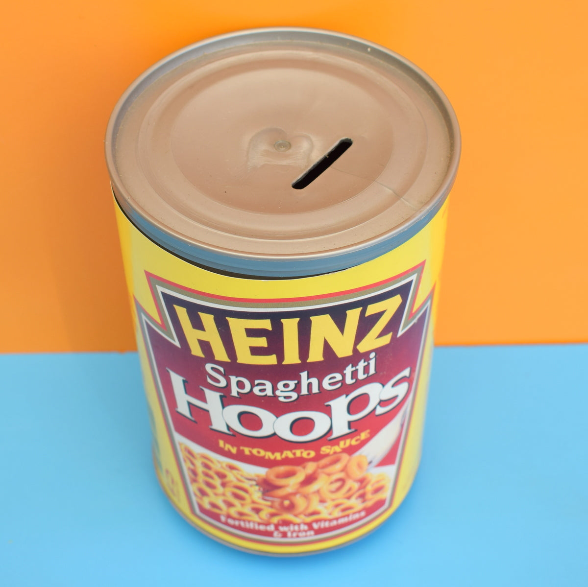 Vintage 1990s Heinz Spaghetti Hoops Money Box