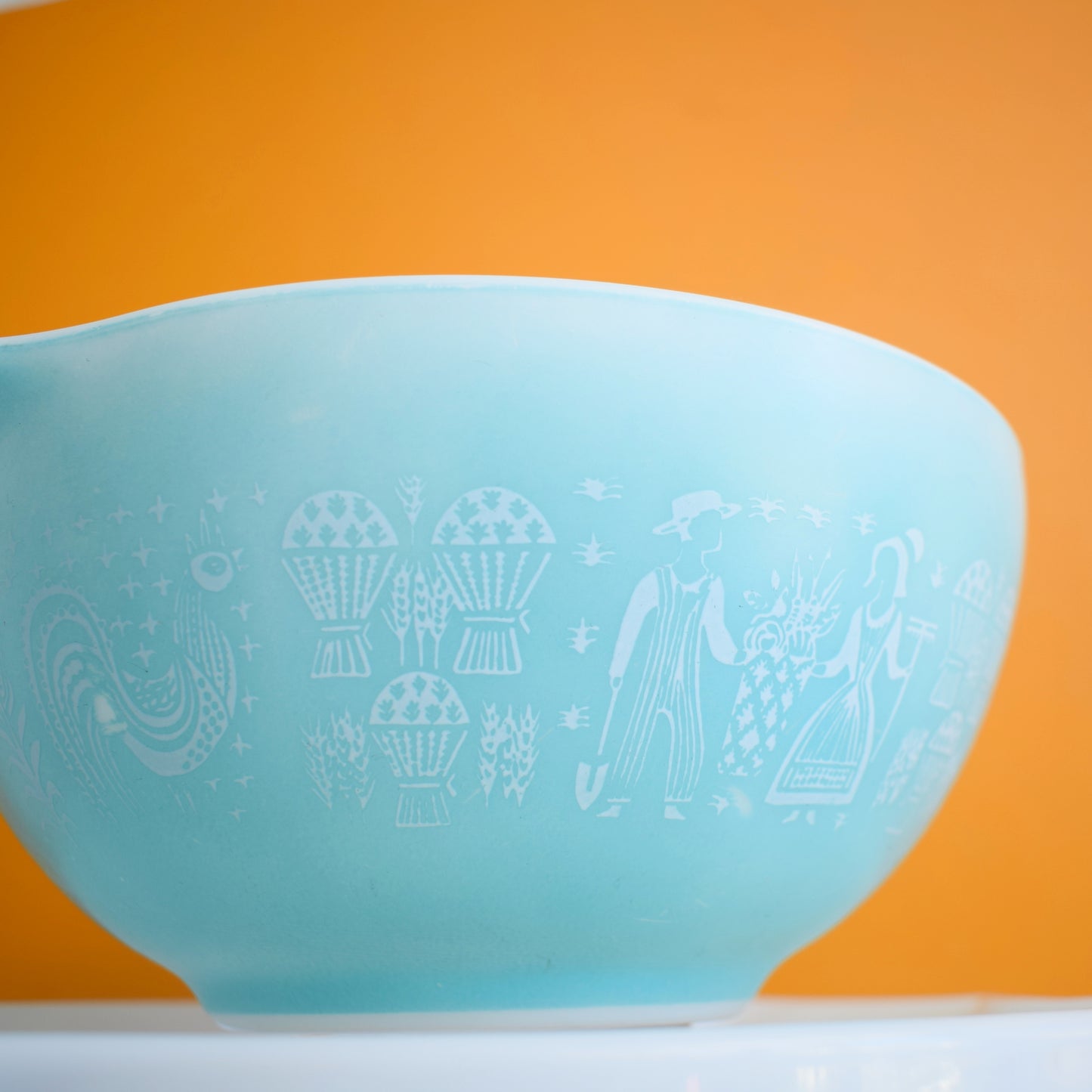 Vintage 1950s Pyrex Glass Bowls - Butterprint