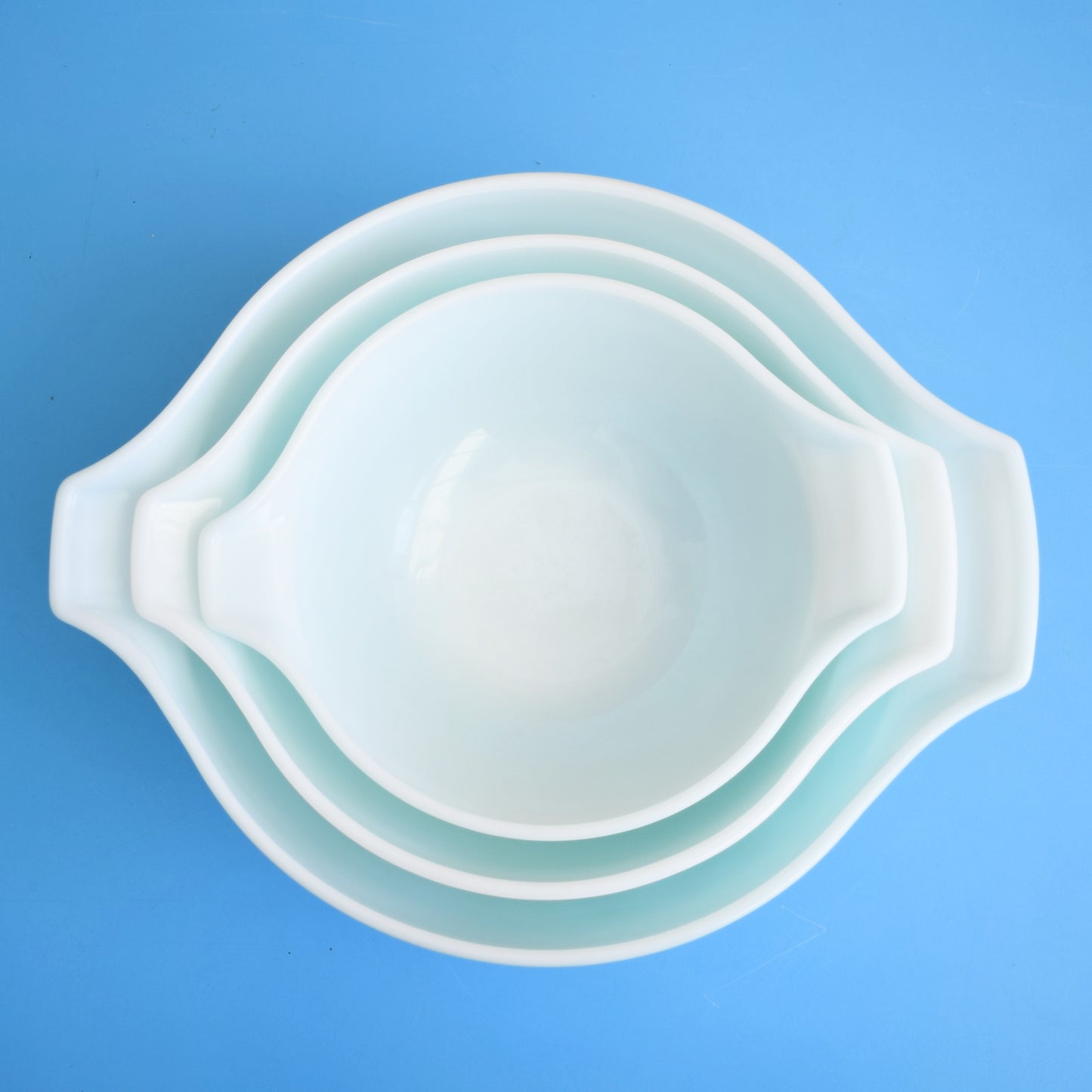 Vintage 1950s Pyrex Glass Bowls - Butterprint