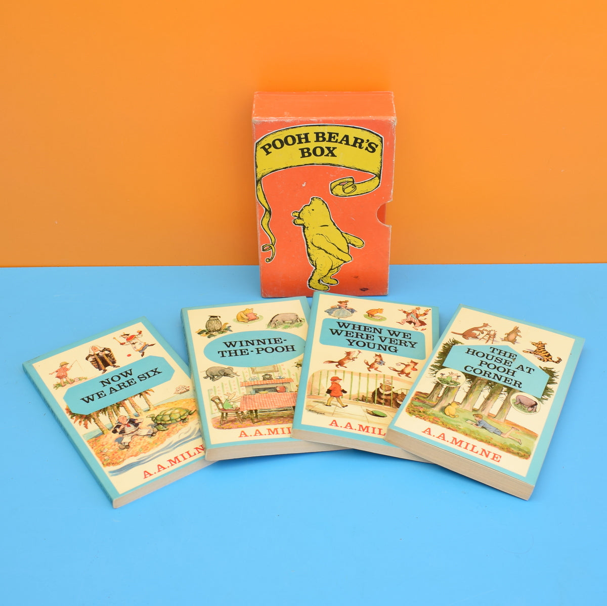 Vintage 1970s Pooh Bear Set Of Story Books