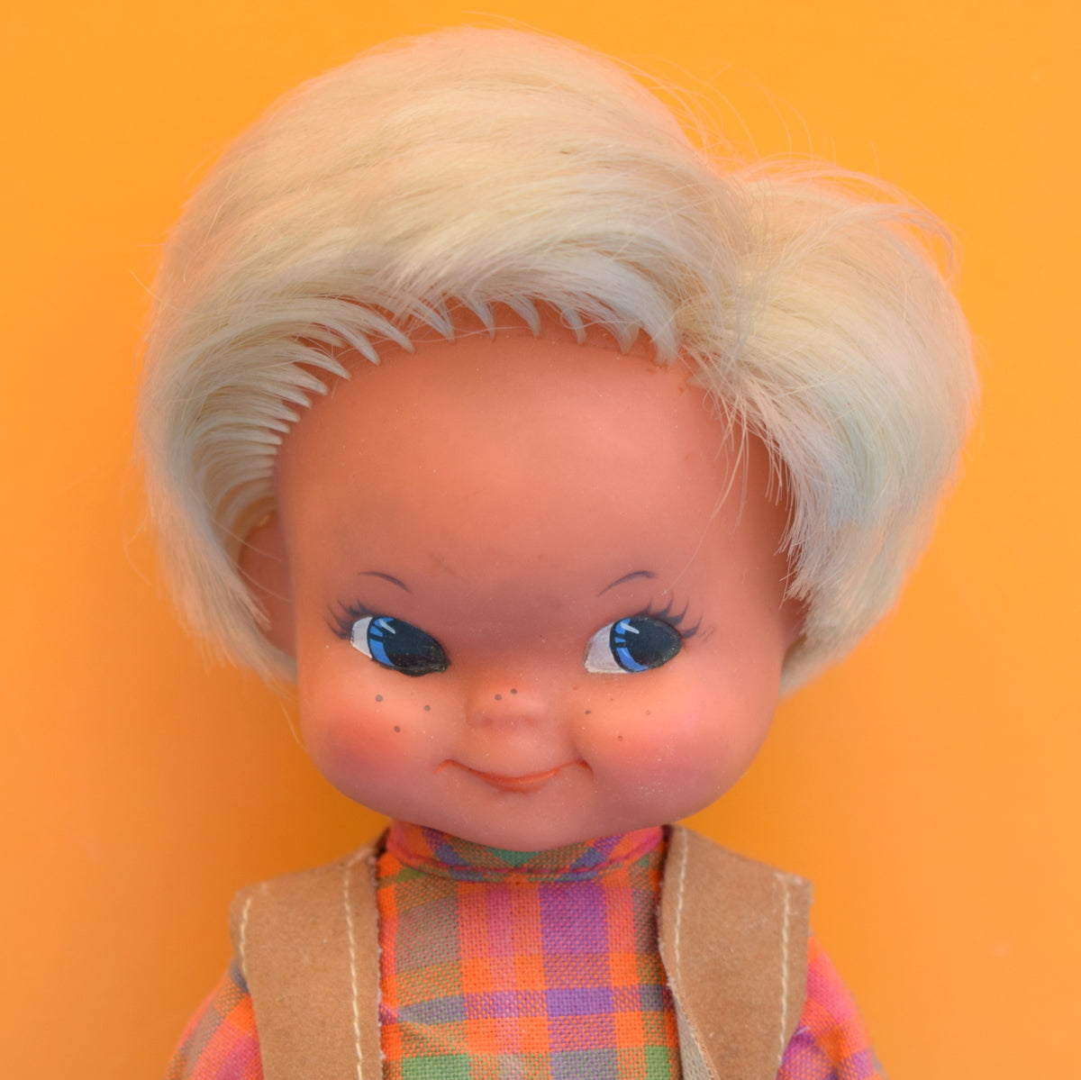 Vintage 1960s Goebel Rubber Doll - Cowboy - Charlot Byj