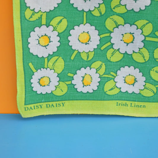 Vintage 1960s Tea Towel - Pat Albeck- Daisy