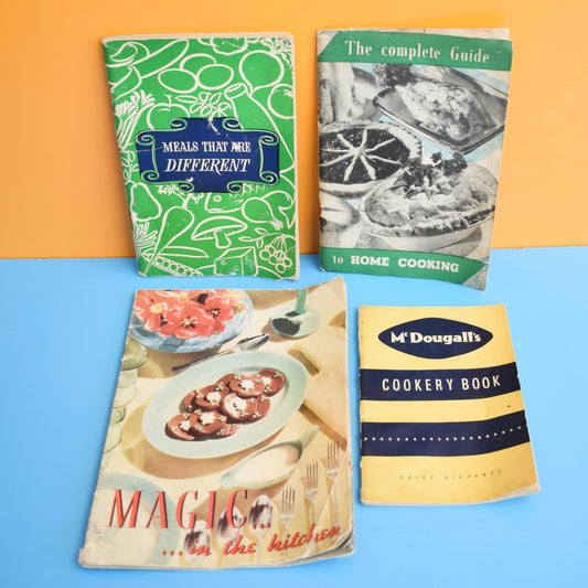 Vintage 1950s Recipe Book Selection by Vintage