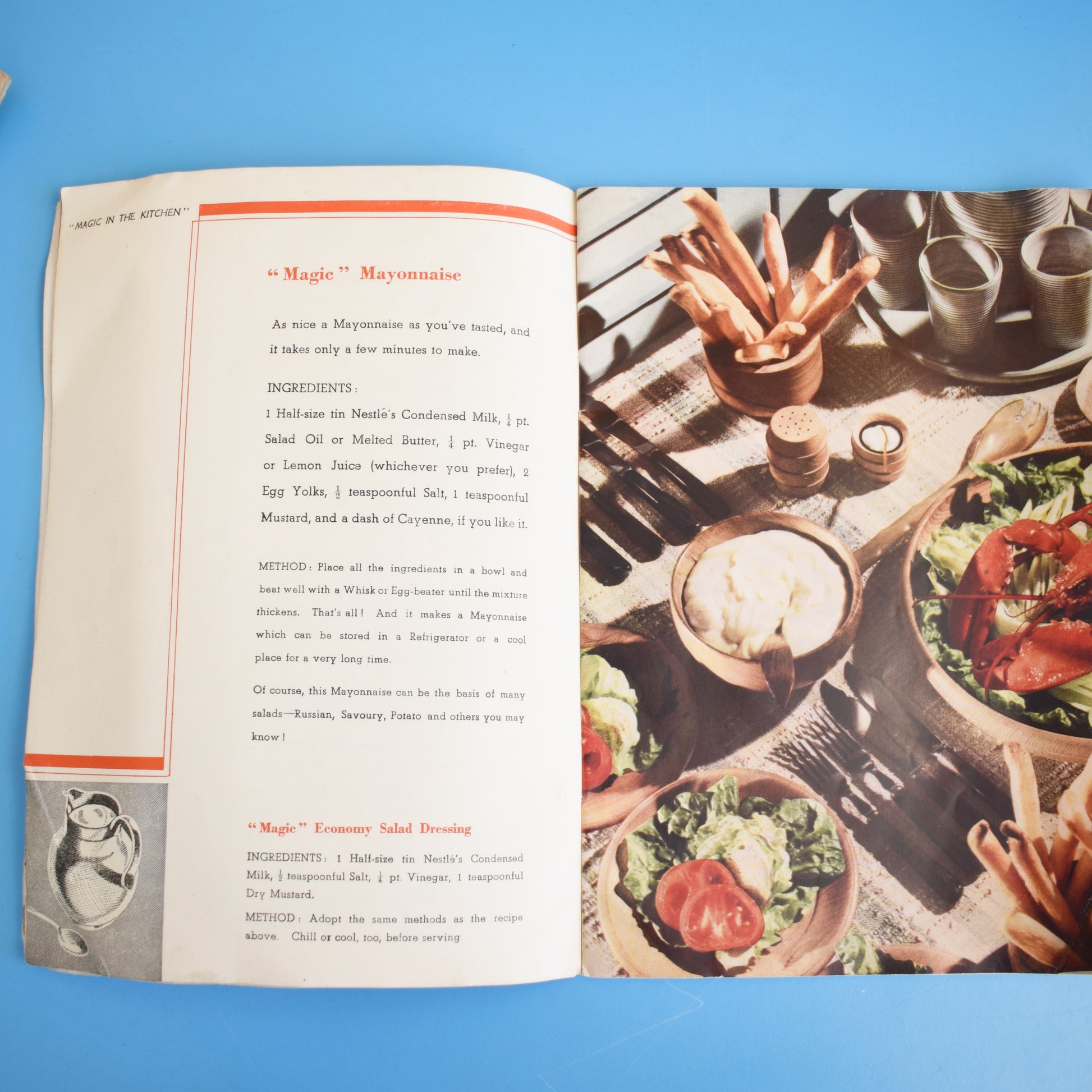 Vintage 1950s Recipe Book Selection by Vintage
