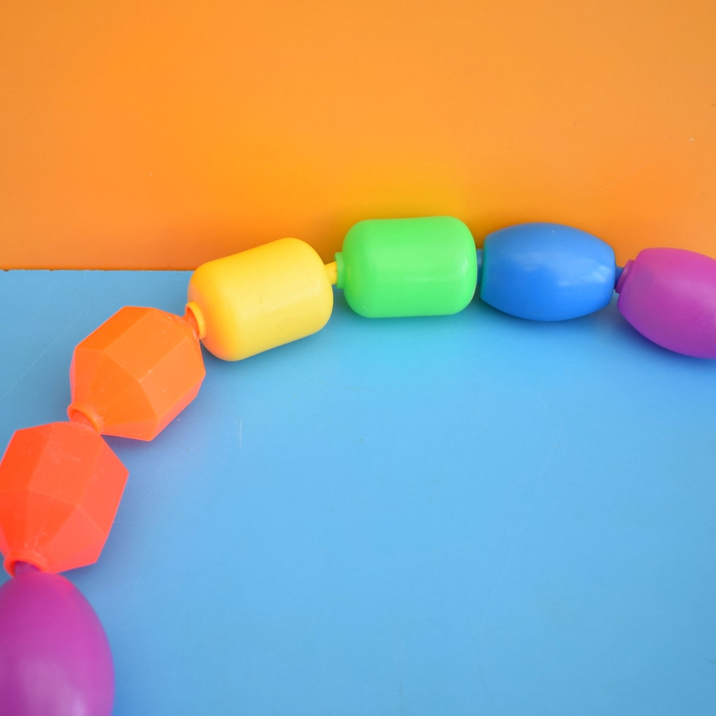 Vintage 1980s Fisher Price Plastic Pop Beads