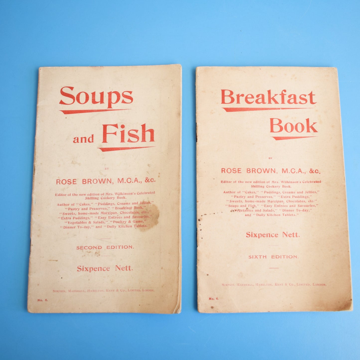Vintage 1920s / 1930s Recipe Book Selection by Vintage