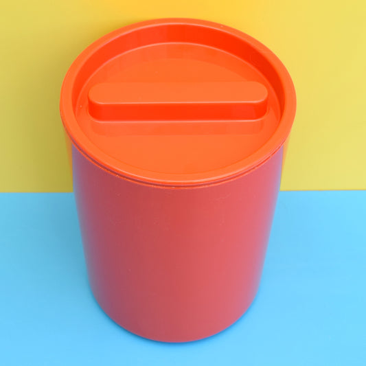 Vintage 1970s Plastic St Michael Container - Red by Pineapple Retro