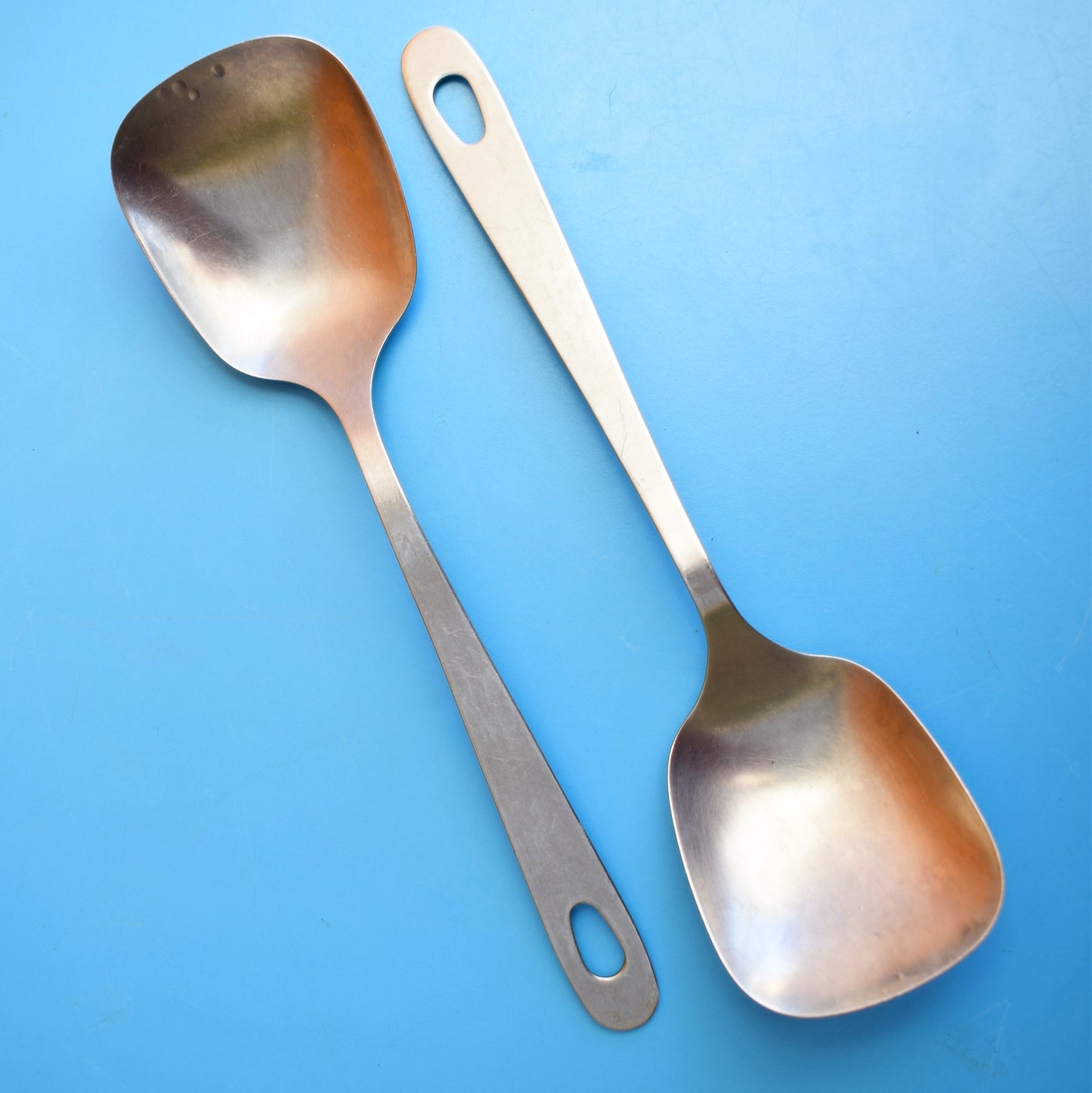 Vintage 1970s Prestige Rostfrei Serving Spoons