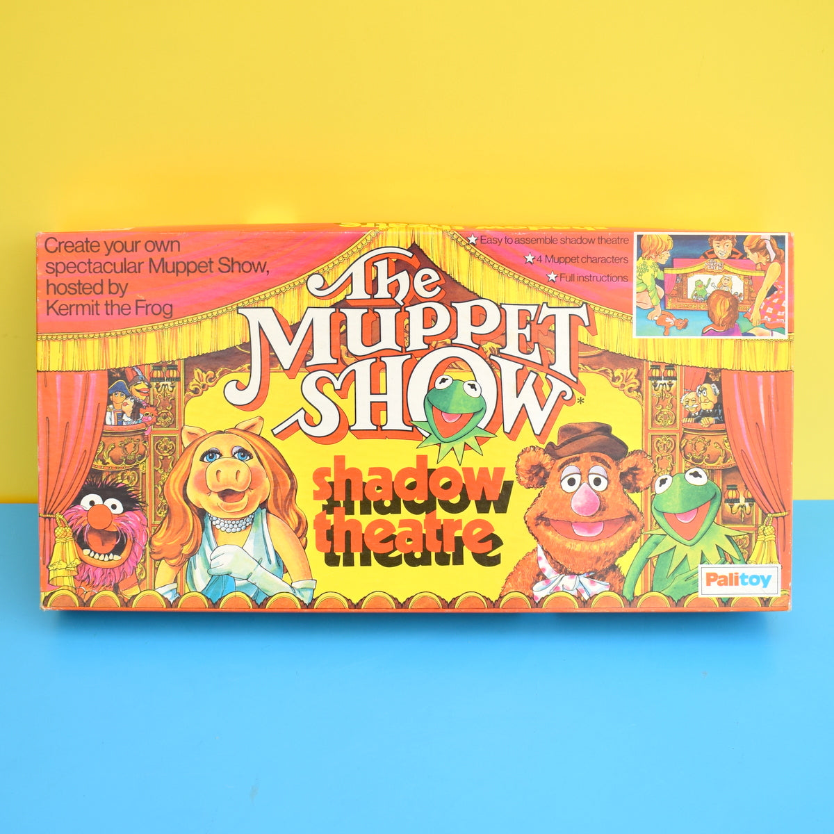 Vintage 1970s Rare Muppets Shadow Theatre