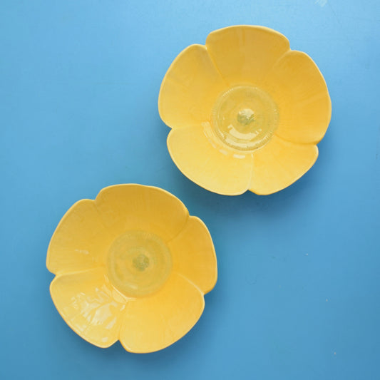 Vintage 1960s Ceramic Flower Bowl - Branksome China