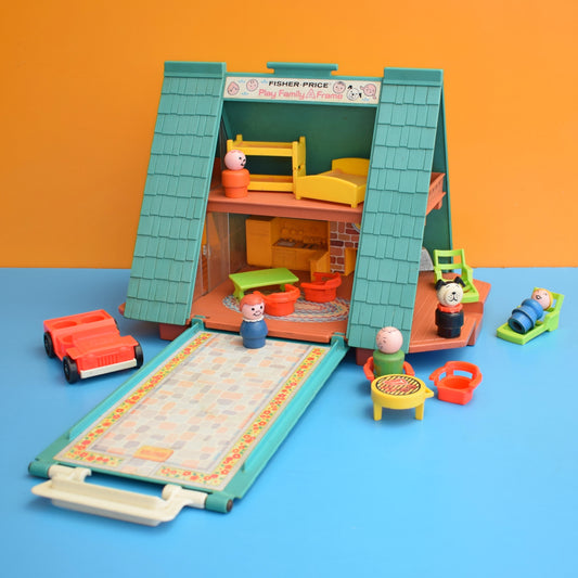 Vintage 1970s Fisher Price A Frame House