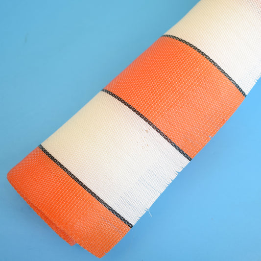 Vintage 1970s Replacement Garden Chair Fabric - Orange by Vintage