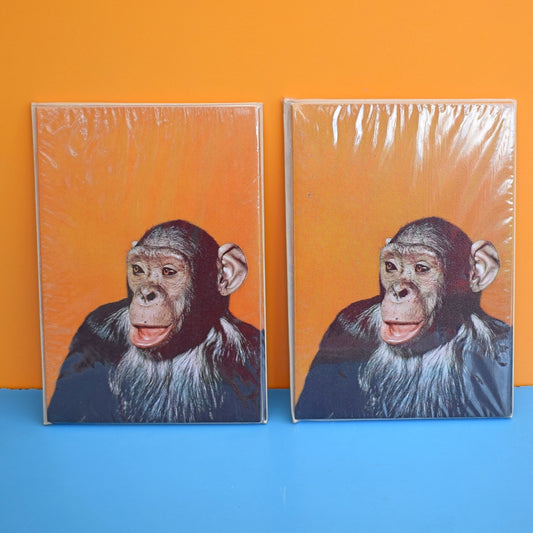 Vintage 1970s Greeting Card 6 Pack - Monkey
