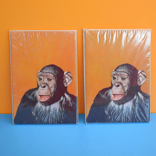 Vintage 1970s Greeting Card 6 Pack - Monkey by Eric's Cards