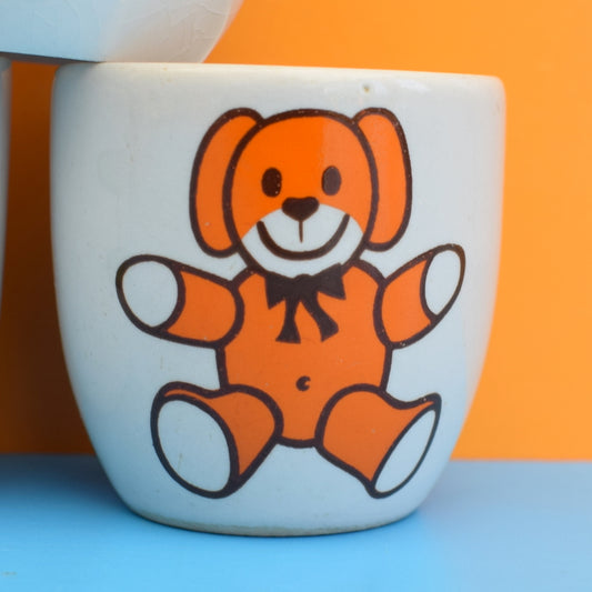 Vintage 1970s Ceramic Egg Cups - Various Designs by Vintage