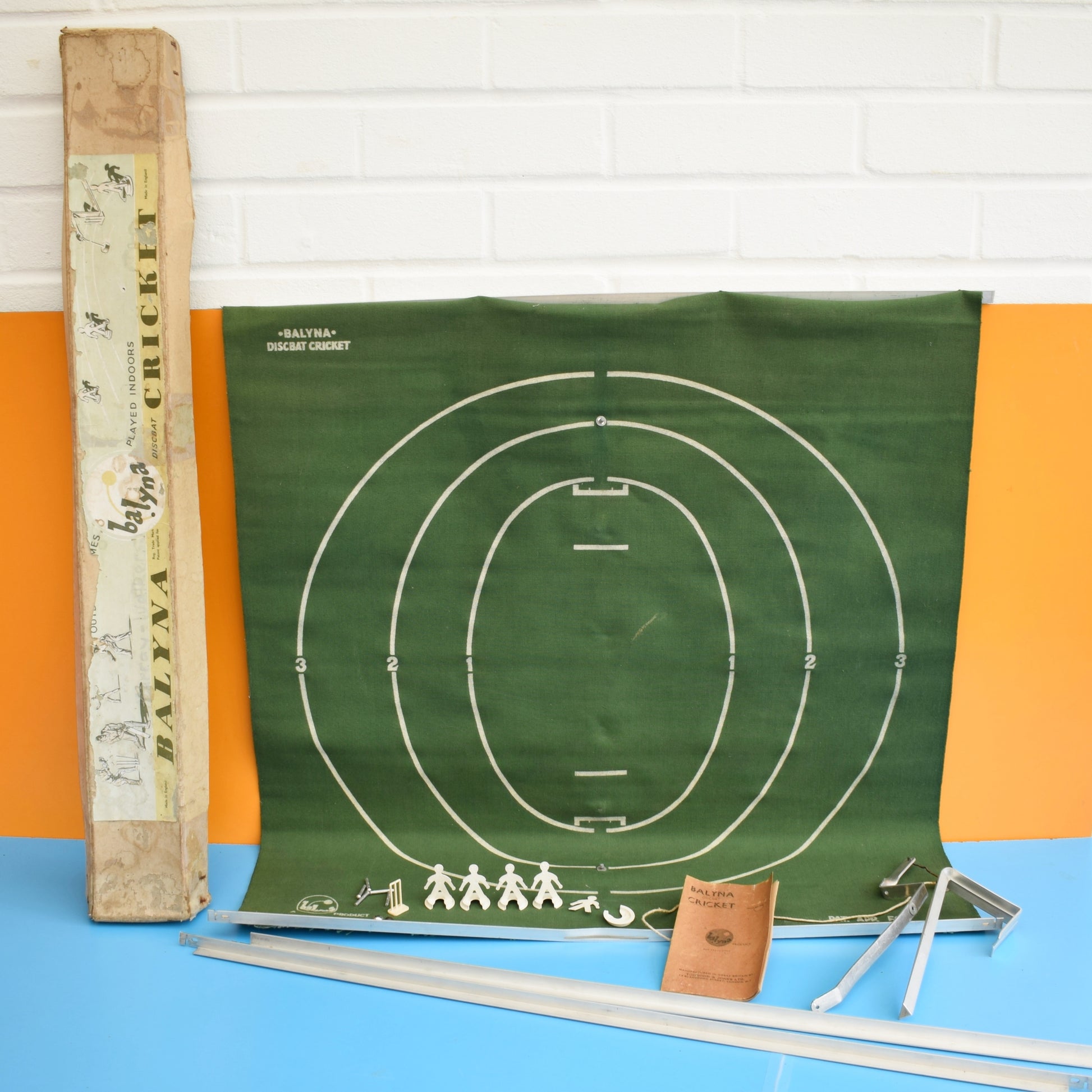 Vintage 1950s Balyna Cricket Game- Boxed by Pineapple Retro