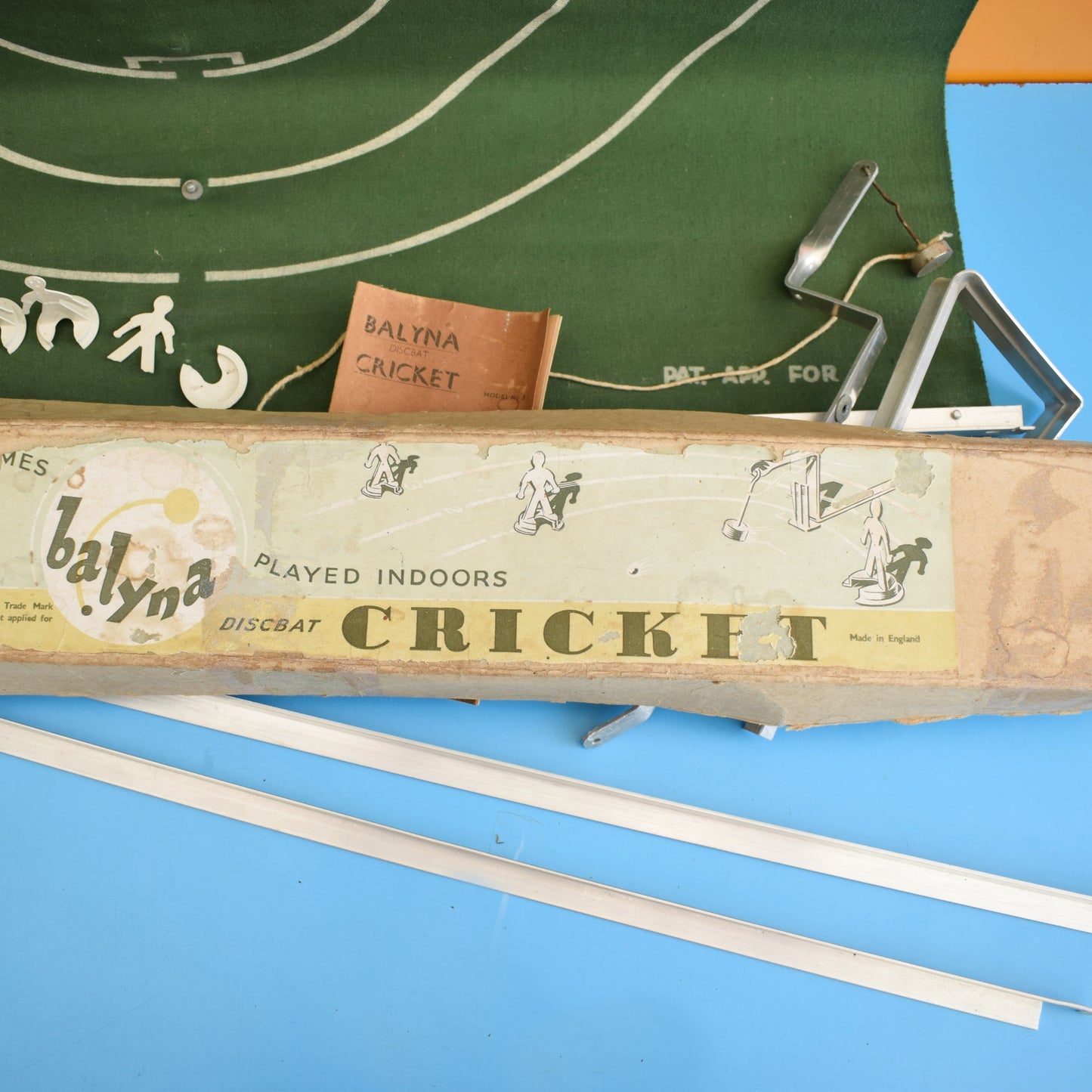 Vintage 1950s Balyna Cricket Game- Boxed by Pineapple Retro