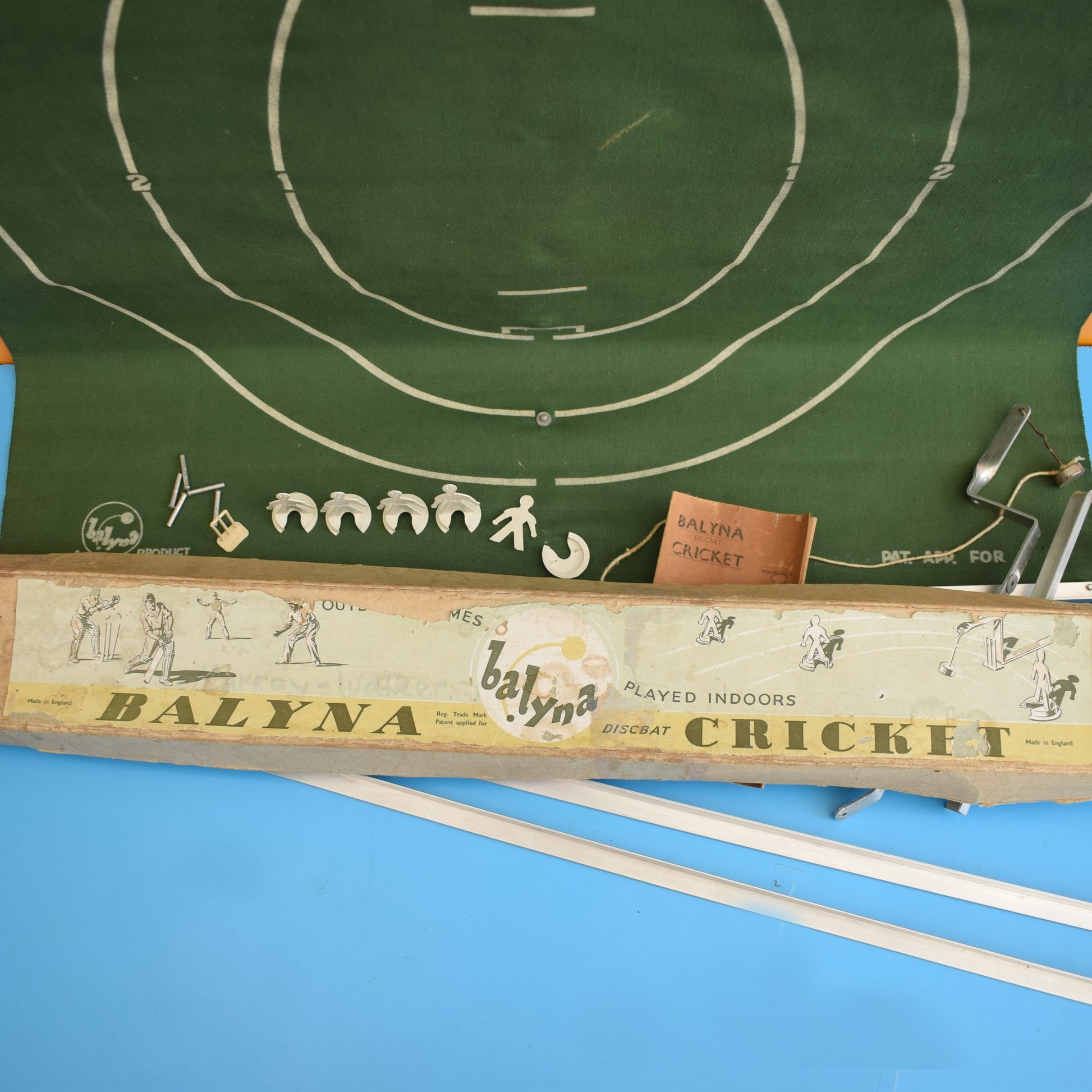 Vintage 1950s Balyna Cricket Game- Boxed by Pineapple Retro