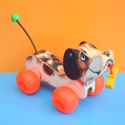 Vintage 1960s Fisher Price Snoopy Dog by Pineapple Retro