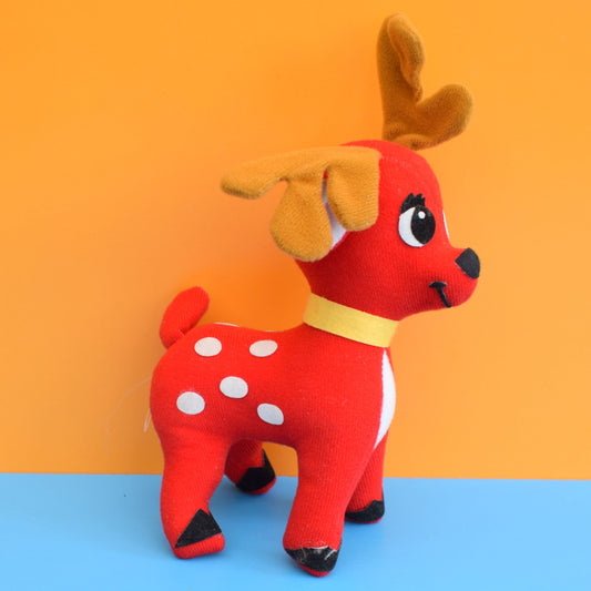Vintage 1970s Funworld Bambi Toy - Red by Pineapple Retro