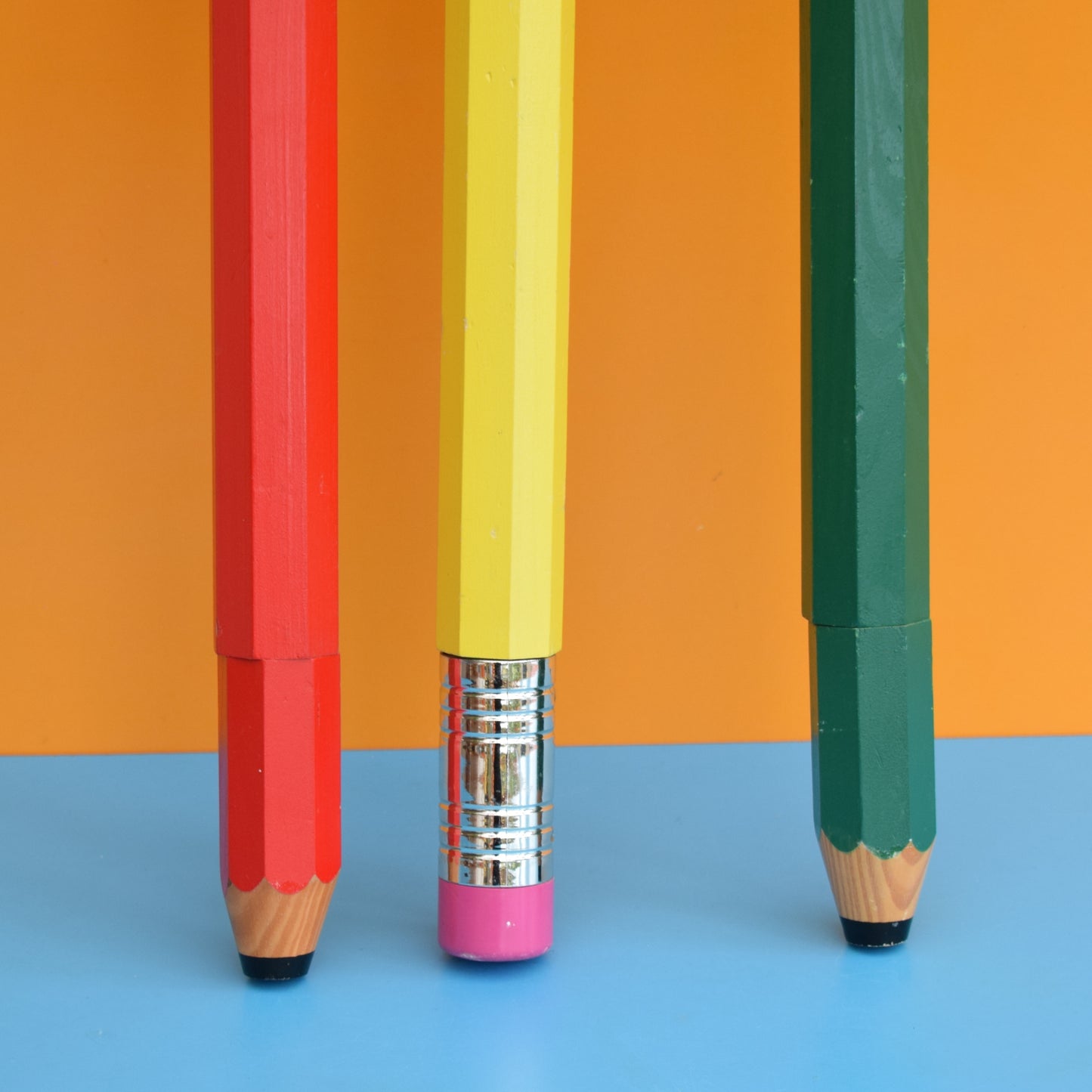 Vintage 1990s Oversized Pencils - Pop Art by Vintage