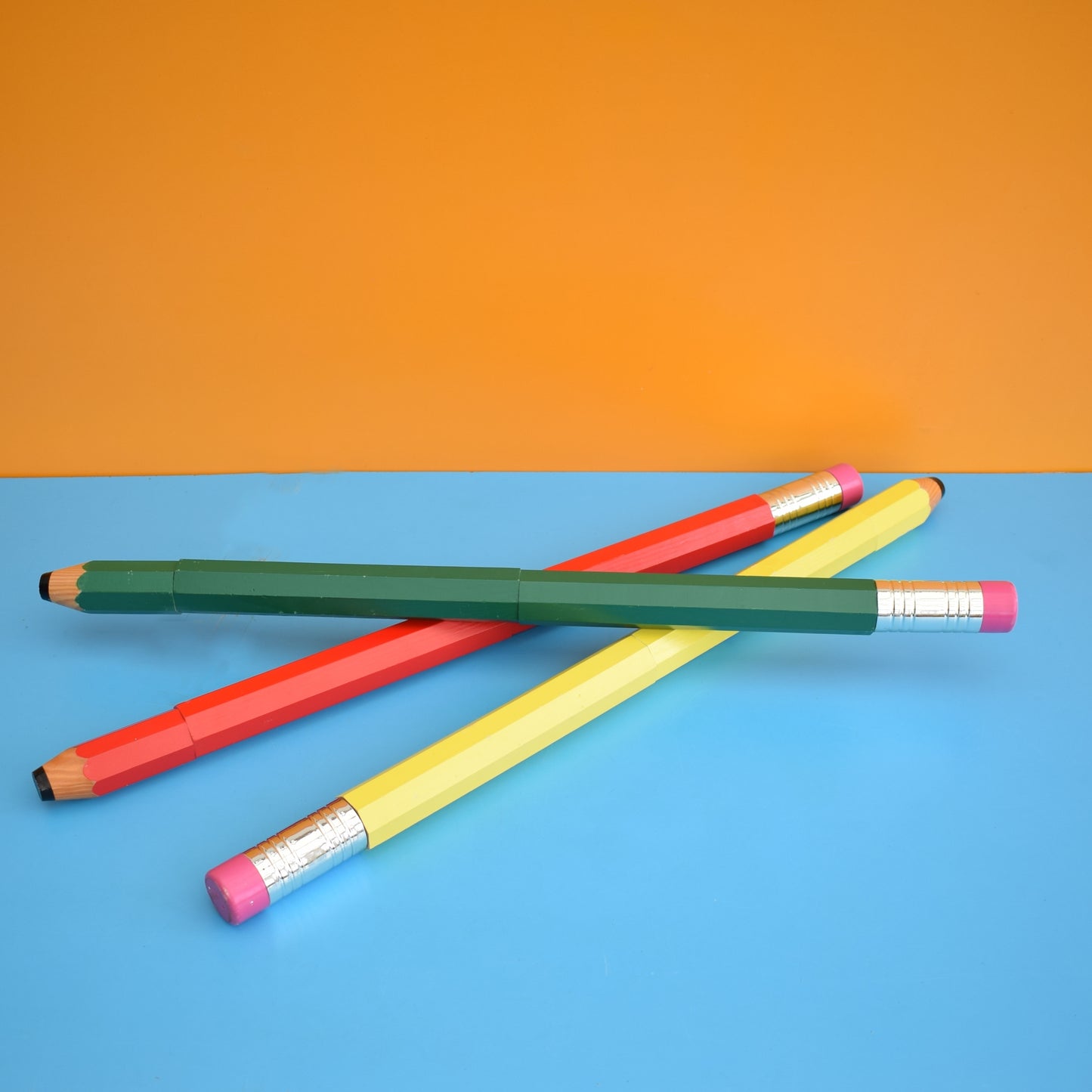 Vintage 1990s Oversized Pencils - Pop Art by Vintage