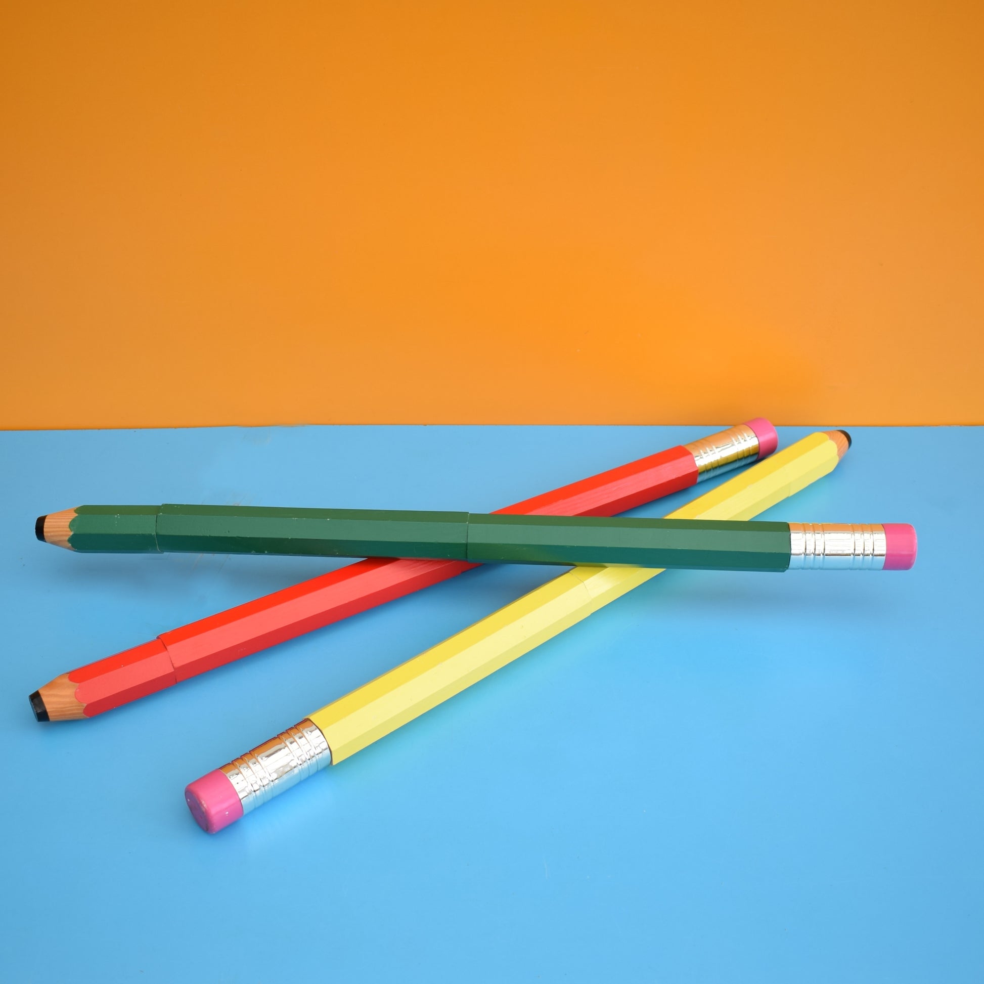 Vintage 1990s Oversized Pencils - Pop Art by Vintage