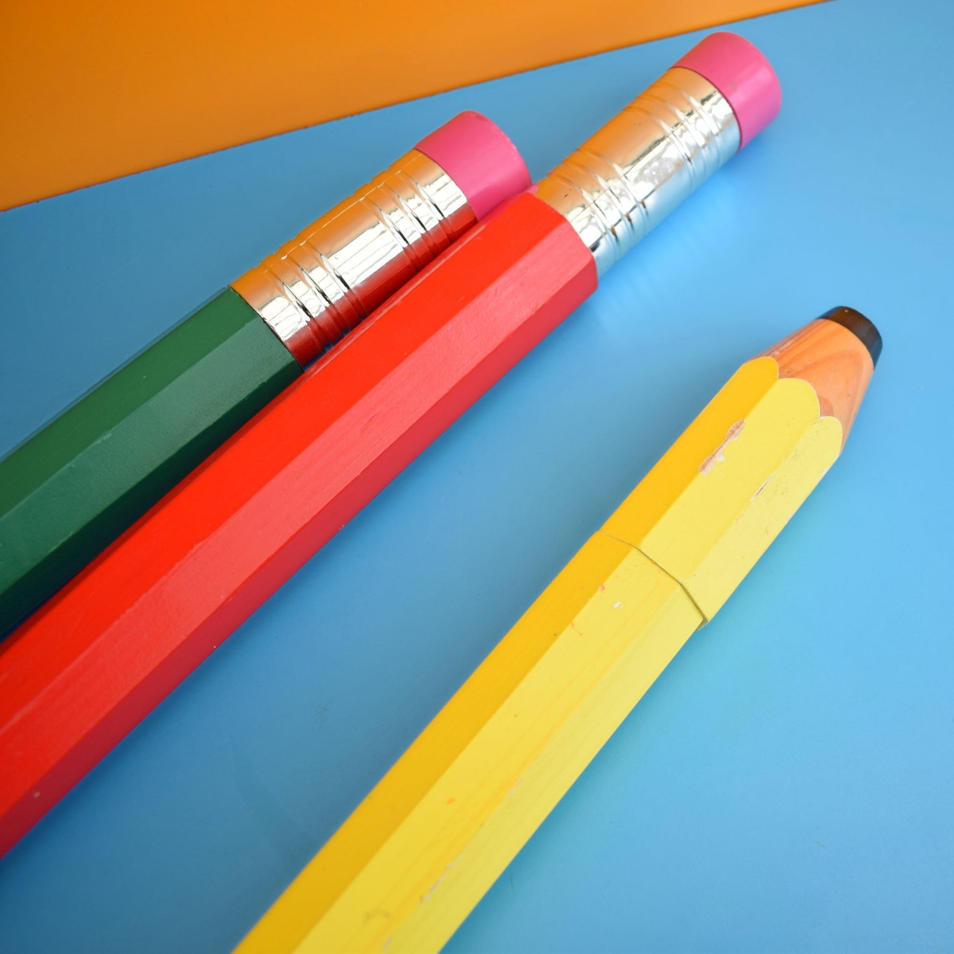 Vintage 1990s Oversized Pencils - Pop Art by Vintage