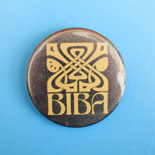 Vintage 1970s Pin Badge - Biba Design by Vintage
