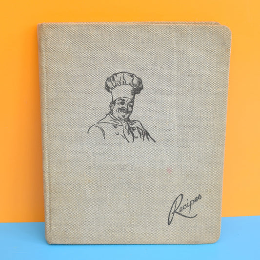 Vintage 1950s Recipe Book - Fab Handwritten Recipes by Vintage