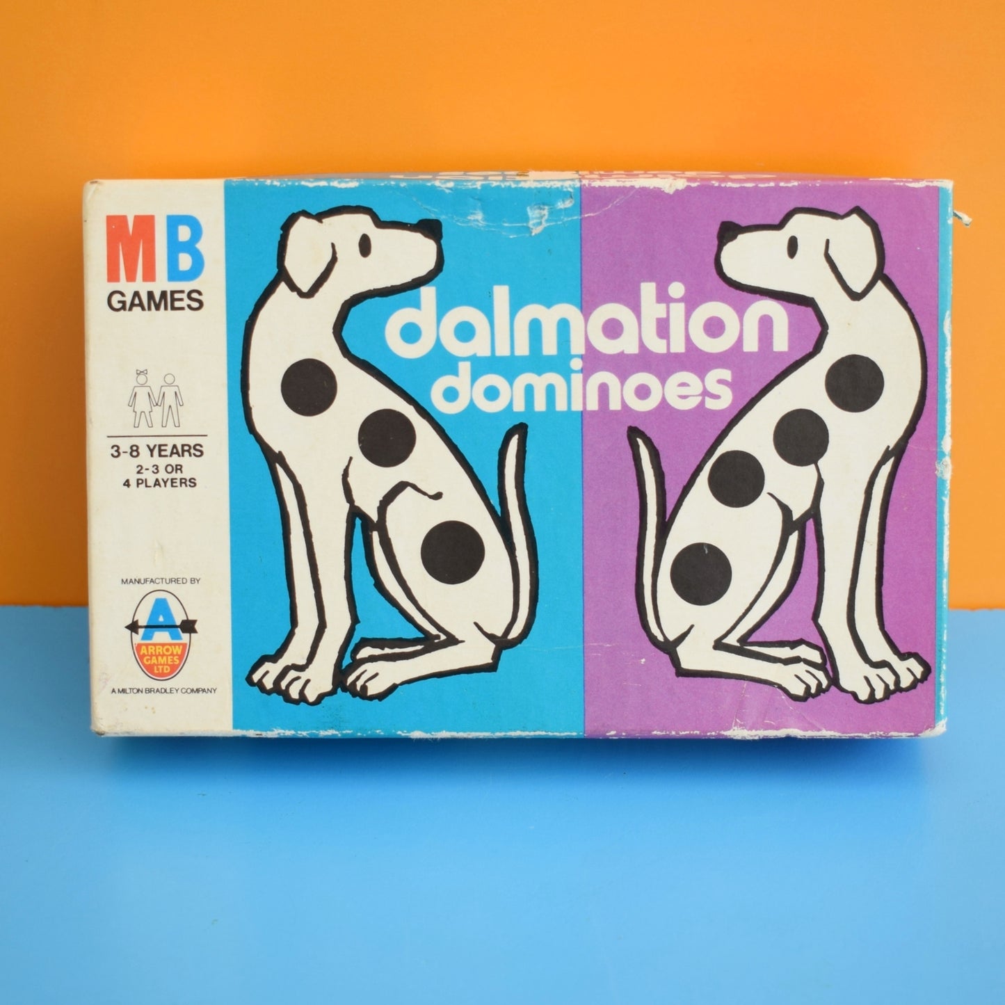 Vintage 1970s Dalmation Dominos by Vintage