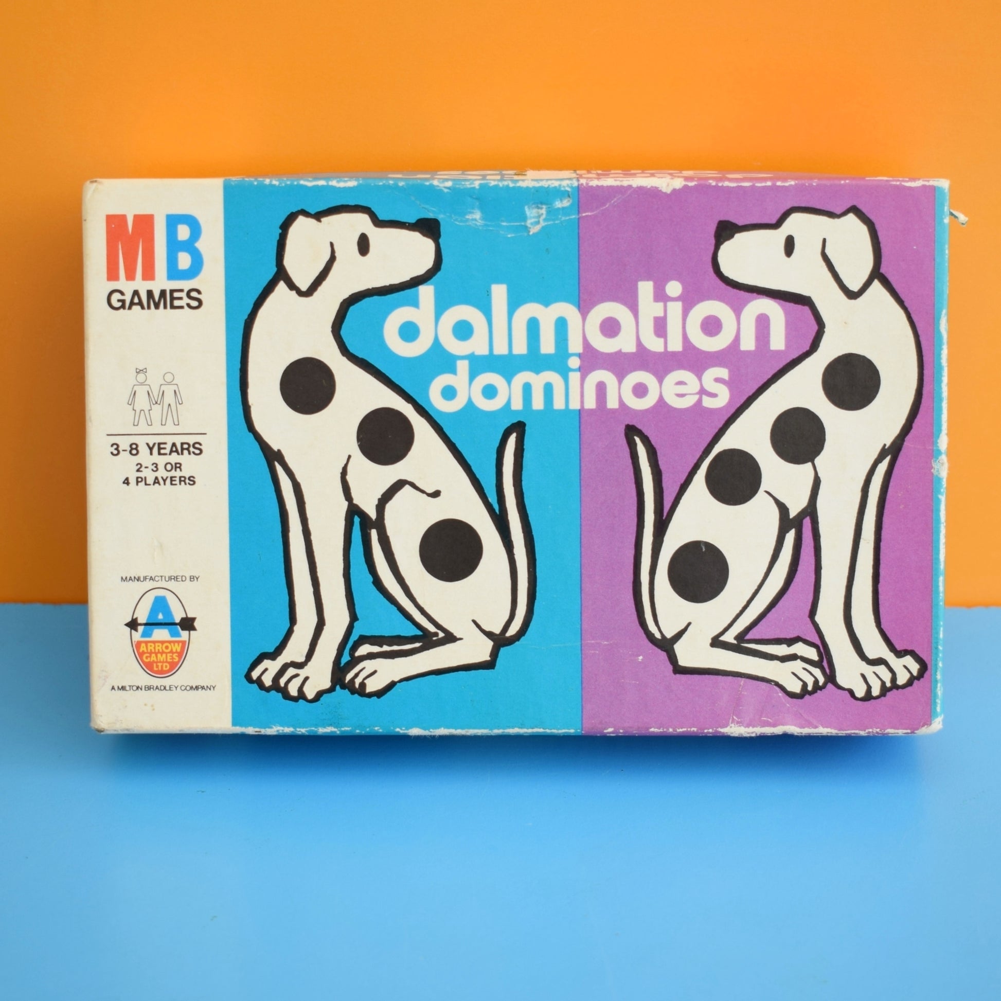Vintage 1970s Dalmation Dominos by Vintage