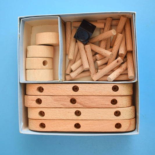 Vintage 1960s Wooden Game Of Beetle by Pineapple Retro