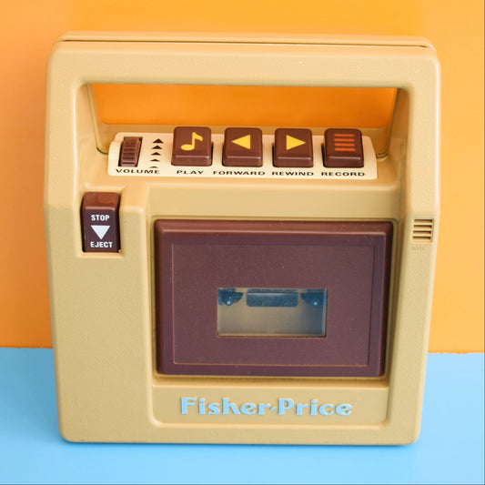 Vintage 1970s Fisher Price Cassette Player by Pineapple Retro