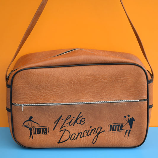Vintage 1970s Dance / Sports Bag - Brown
