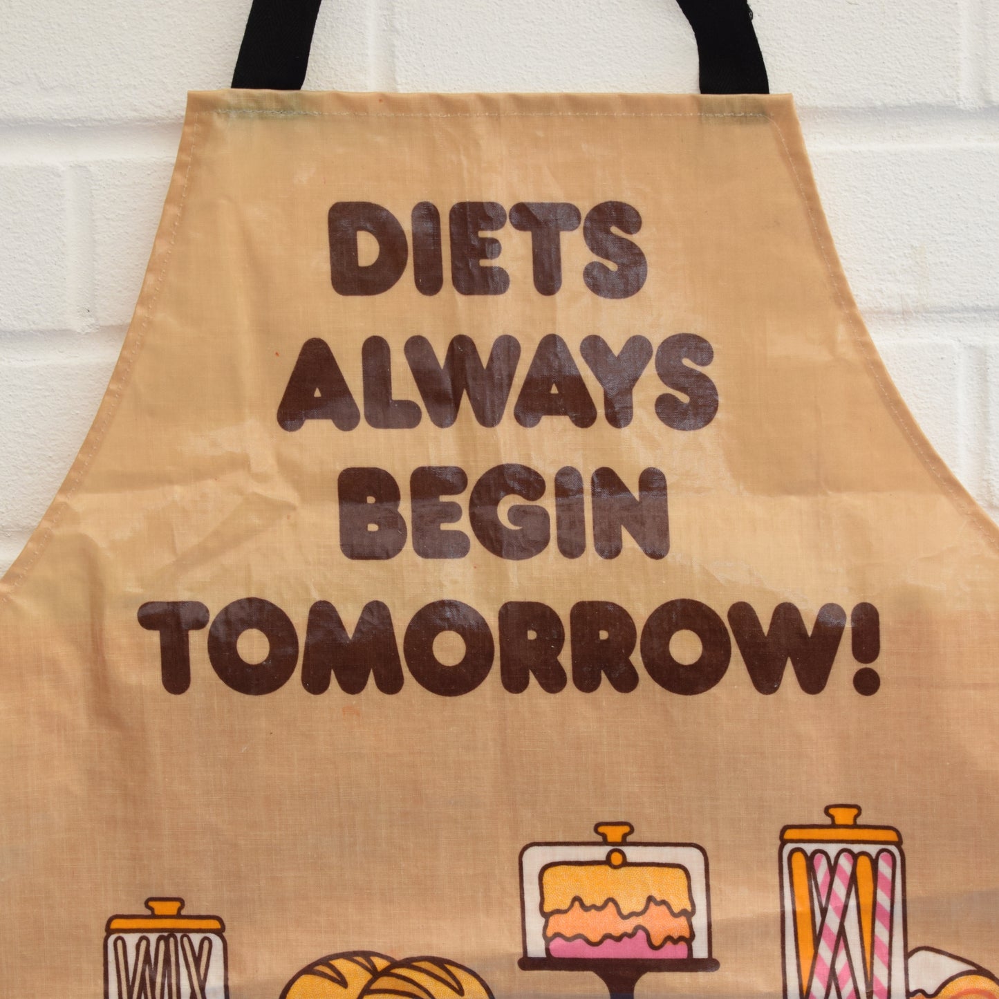 Vintage 1980s Ault Full Apron - PVC - Snoopy