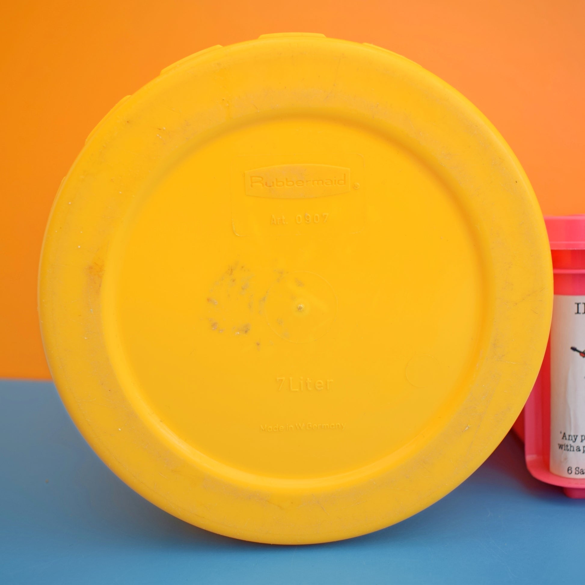 Vintage 1980s Storage - Pink / Yellow by Vintage