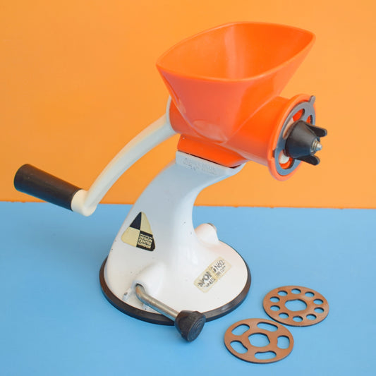 Vintage 1970s Spong Mincer- Orange by Pineapple Retro