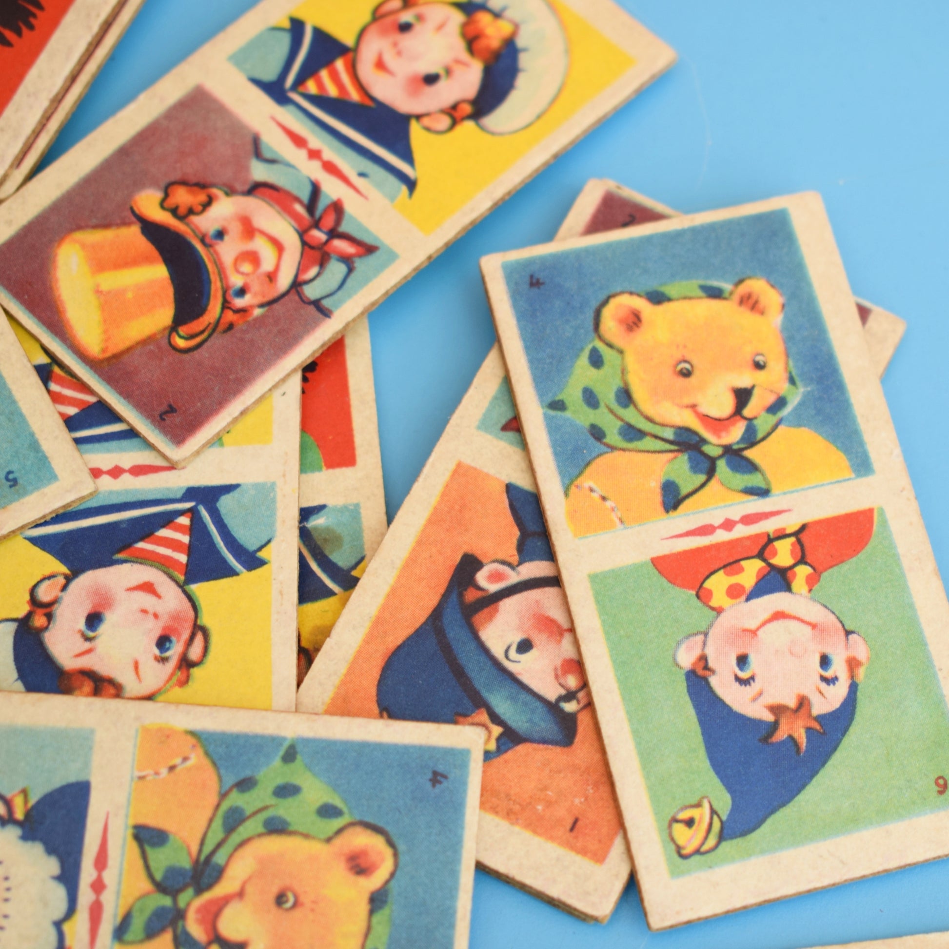 Vintage 1960s Noddy Picture Dominos by Vintage