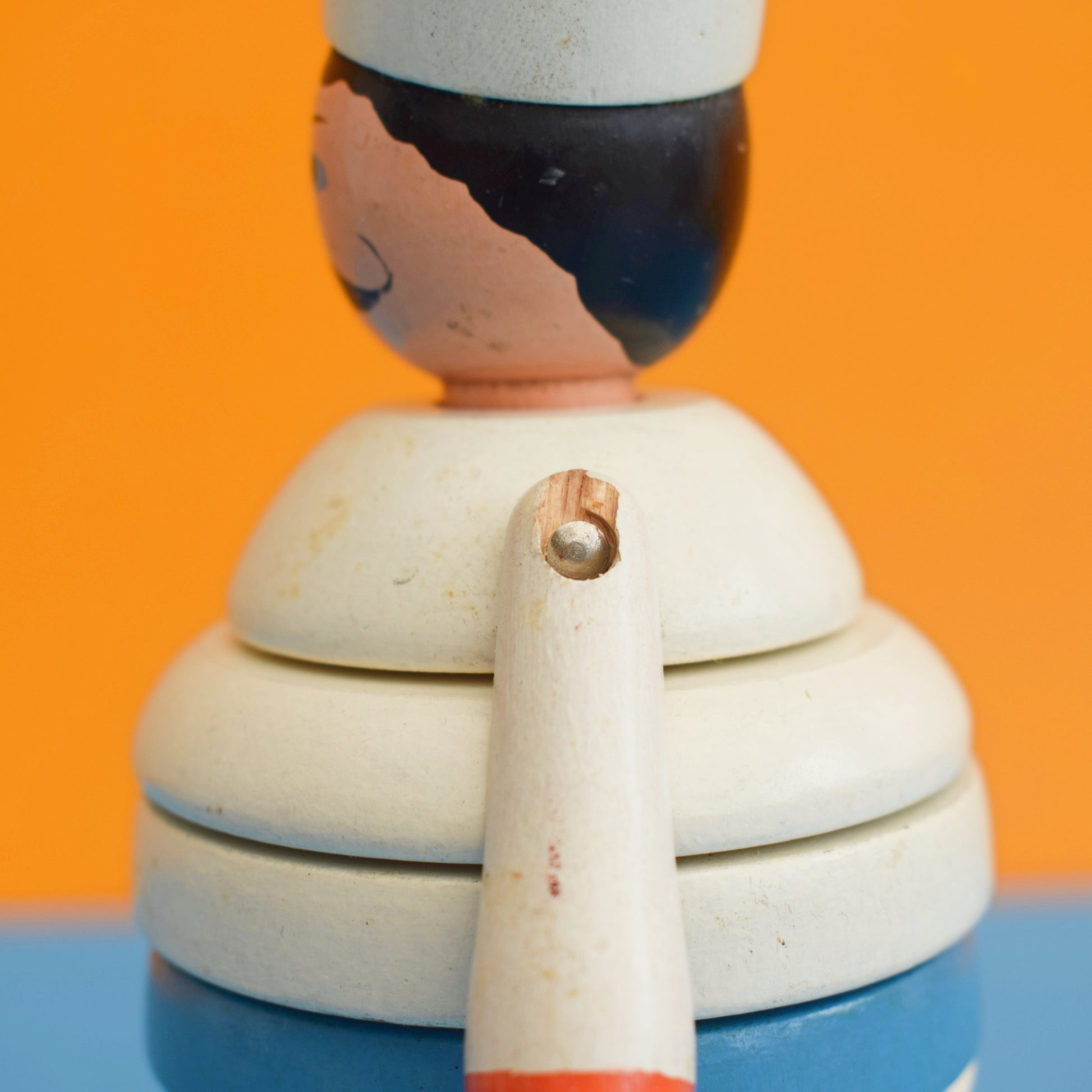 Vintage 1960s Brio Wooden Chef / Penguin by Pineapple Retro