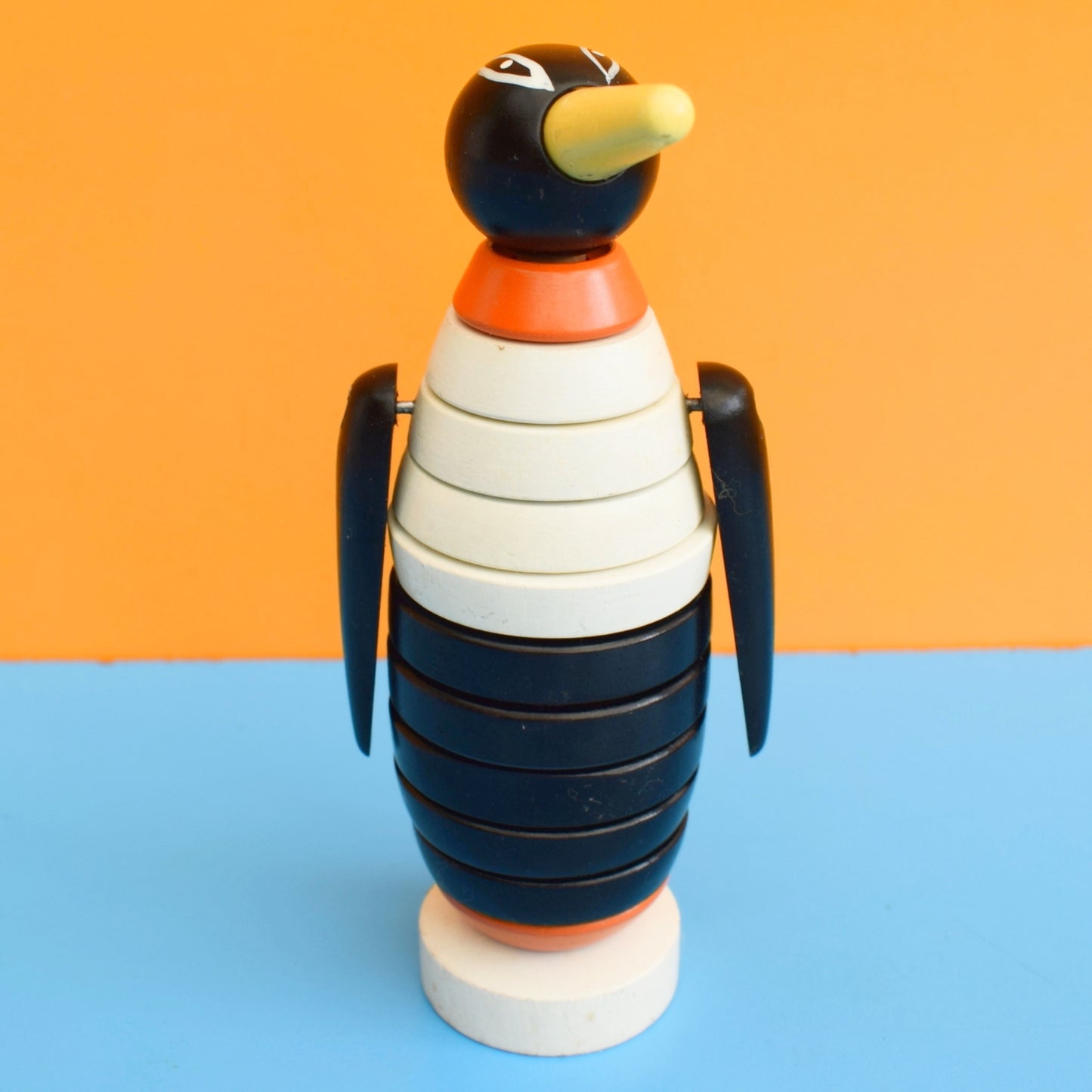 Vintage 1960s Brio Wooden Chef / Penguin by Pineapple Retro