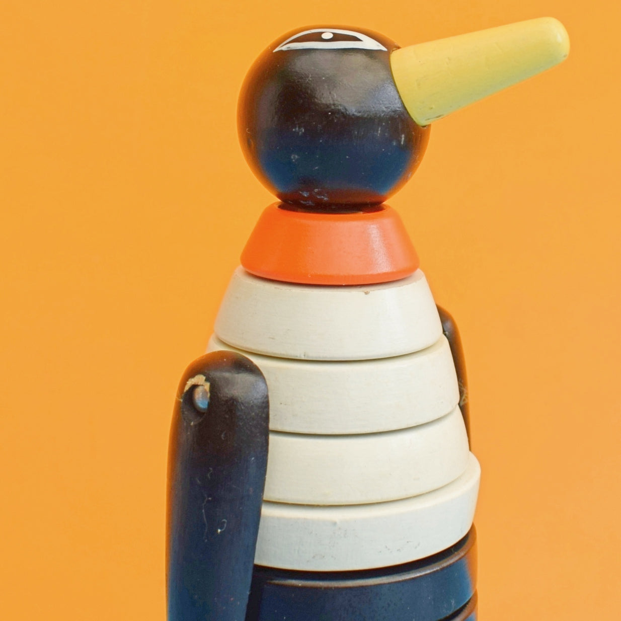 Vintage 1960s Brio Wooden Chef / Penguin by Pineapple Retro
