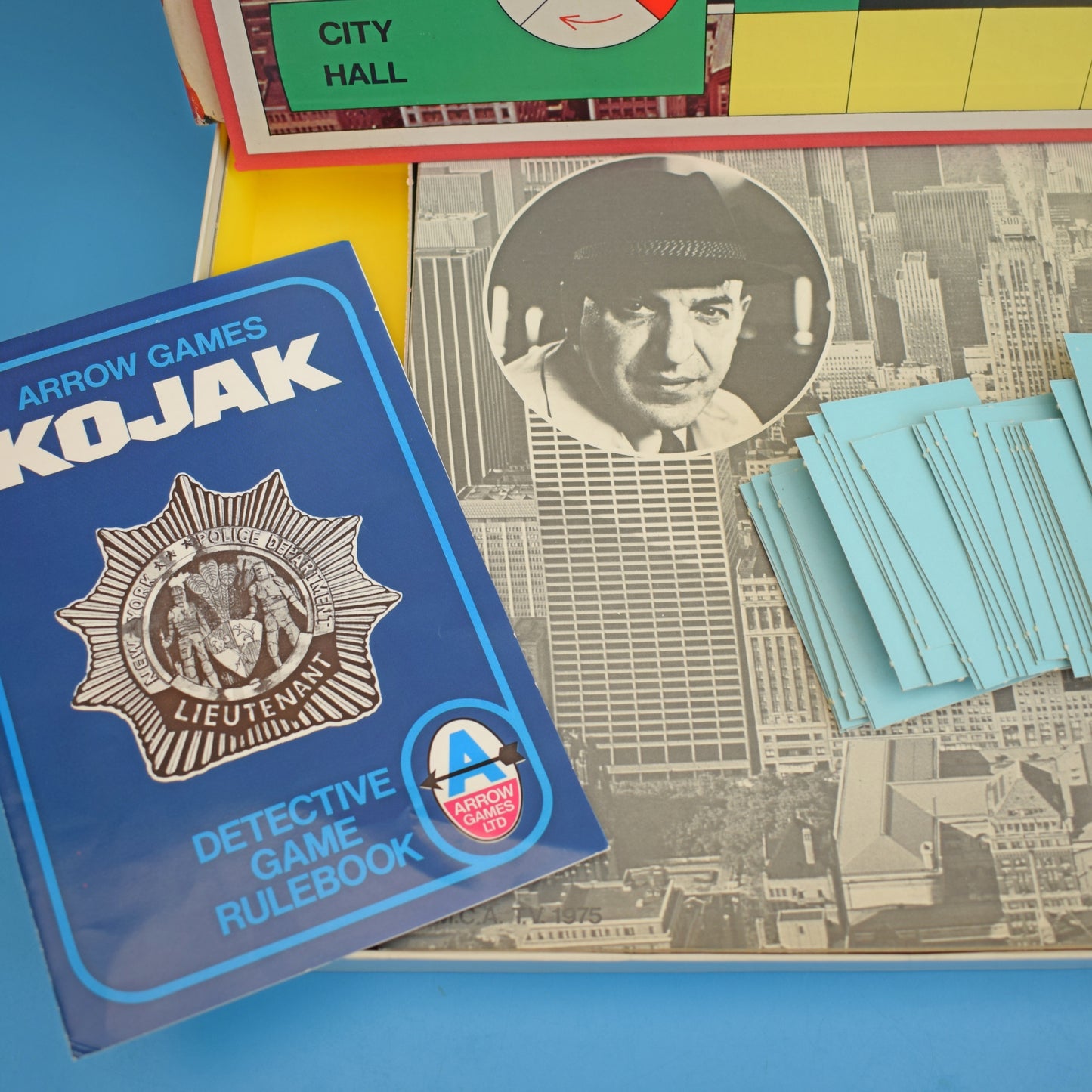 Vintage 1970s Board Game - Kojak- Arrow Games - Complete