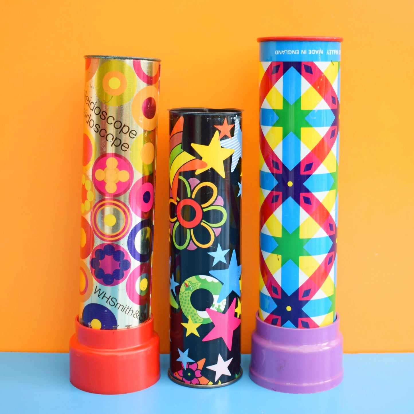 Vintage 1960s /70s Kaleidoscopes - Great Graphics