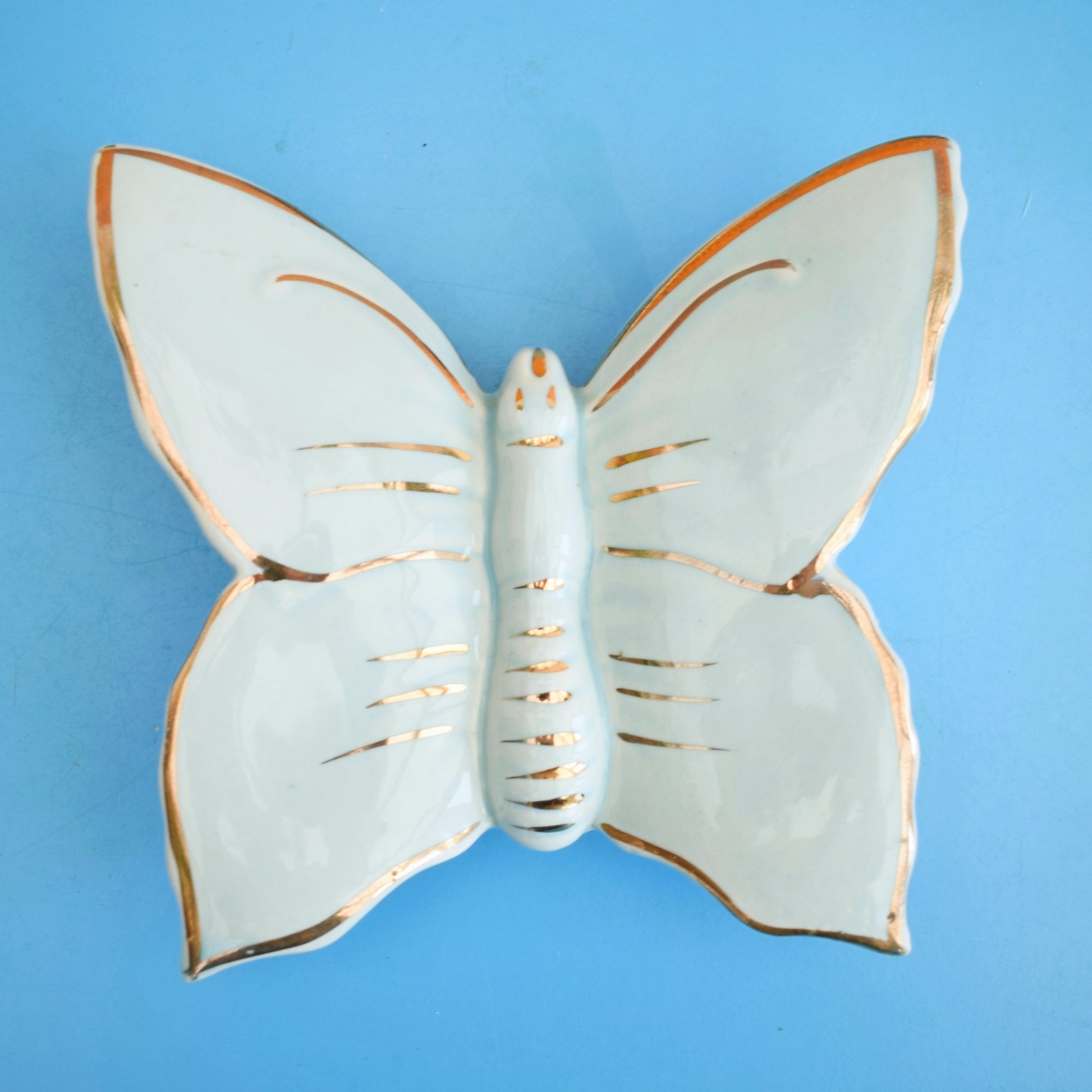 Vintage 1950s Ceramic Wall Pockets - Butterfly by Pineapple Retro