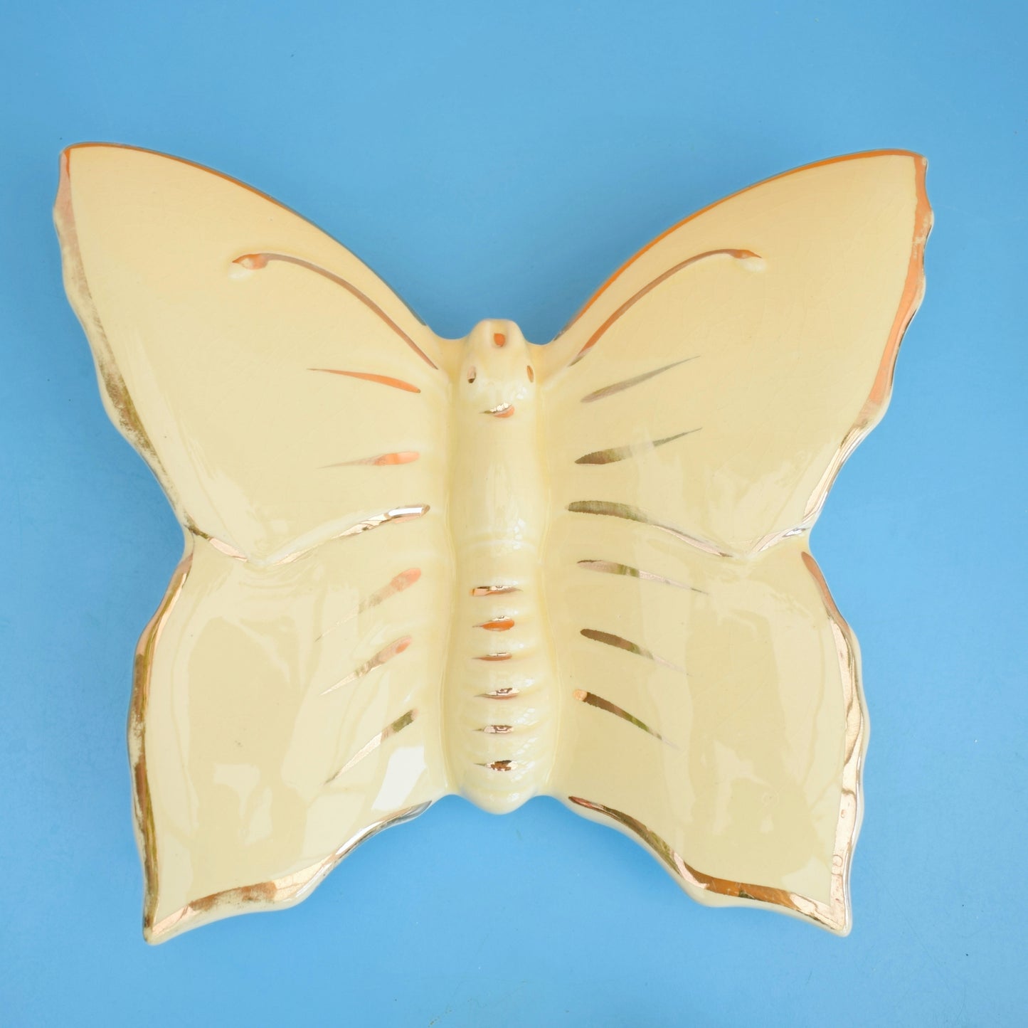 Vintage 1950s Ceramic Wall Pockets - Butterfly