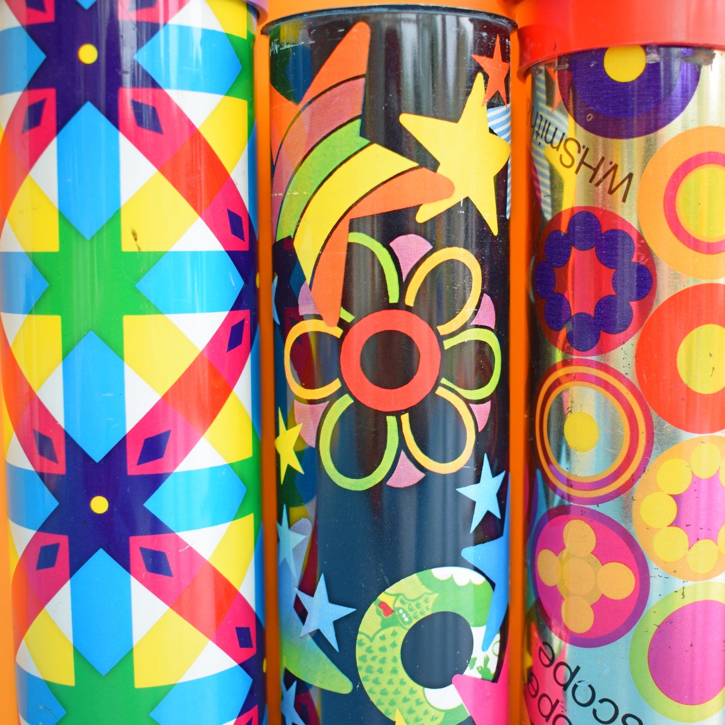 Vintage 1960s /70s Kaleidoscopes - Great Graphics
