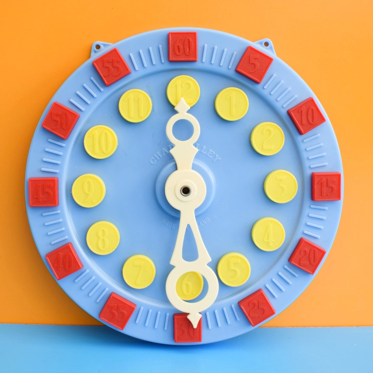 Vintage 1960s Chad Valley Teach The TIme by Pineapple Retro