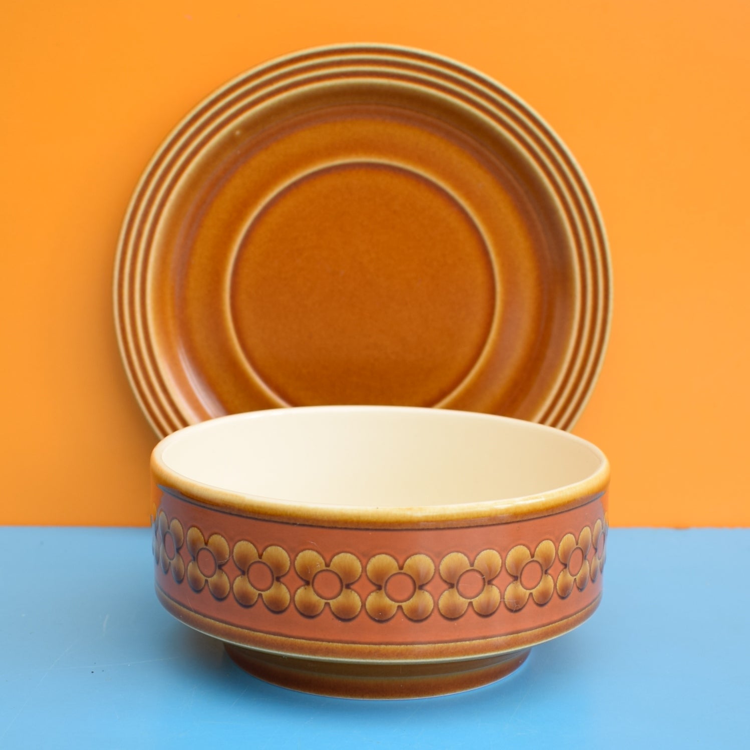 Vintage 1970s Hornsea Saffron Mixed by Pineapple Retro